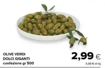 Tigre OLIVE VERDI DOLCI GIGANTI offerta