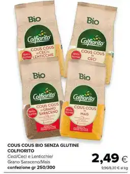 Tigre Cous Cous Bio Senza Glutine Colfiorito offerta