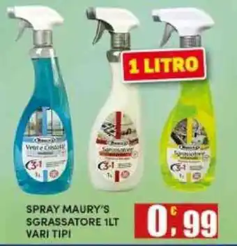 Maury's Spray Maury's Sgrassatore offerta
