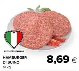 Tigre HAMBURGER DI SUINO offerta