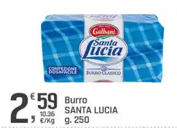 Supermercati Dok Burro SANTA LUCIA offerta