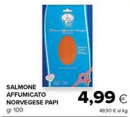 Tigre Salmone affumicato norvegese PAPI offerta