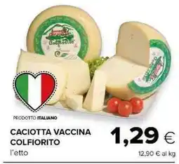 Tigre Caciotta Vaccina Colfiorito offerta