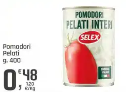 Supermercati Dok Pomodori Pelati Interi SELEX offerta