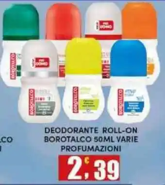Maury's Deodorante roll-on Borotalco offerta