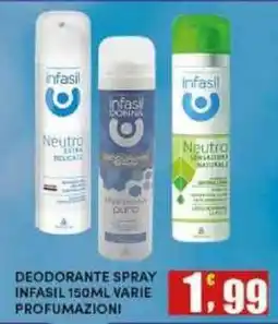 Maury's Deodorante spray Infasil offerta