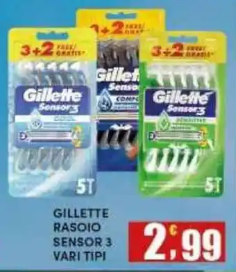 Maury's Gillette Rasoi Sensor 3 offerta