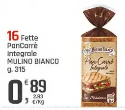 Supermercati Dok Pan Carrè Integrale Mulino Bianco offerta