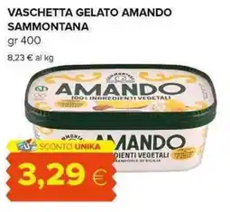 Tigre VASCHETTA GELATO AMANDO SAMMONTANA offerta