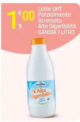 Supermercati Dok Latte UHT Parzialmente Scremato Alta Digeribilità CANDIA offerta