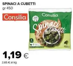 Tigre Consilia Spinaci a cubetti offerta