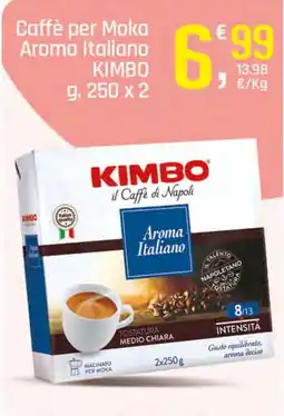 Supermercati Dok Caffè per Moka Aroma Italiano KIMBO offerta