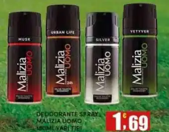 Maury's DEODORANTE SPRAY MALIZIA UOMO offerta