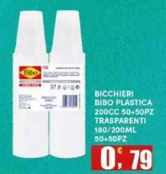 Maury's Bicchieri Bibo plastica offerta