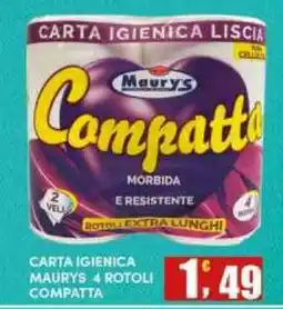 Maury's Carta igienica Maury's Compatta offerta