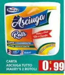 Maury's Asciuga Rolls MAURY'S offerta