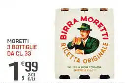 Supermercati Dok Birra Moretti offerta