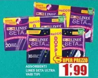 Maury's Assorbenti Lines Seta Ultra offerta