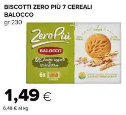 Tigre Biscotti Zero Più 7 Cereali Balocco offerta