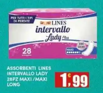 Maury's Assorbenti Lines Intervallo Lady offerta