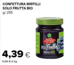 Tigre Novità Solo Frutta Mirtilli Bio offerta
