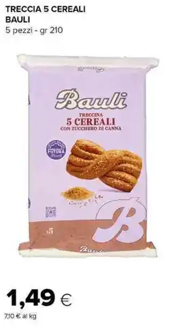 Tigre Treccia 5 Cereali Bauli offerta