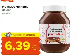Tigre Nutella Ferrero offerta