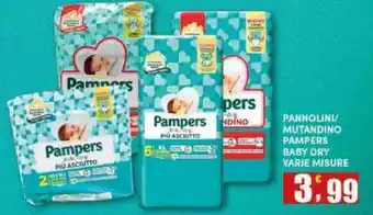 Maury's Pannolini/Mutandino Pampers Baby Dry offerta