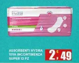 Maury's Assorbenti Hydra Viva Incontinenza Super offerta