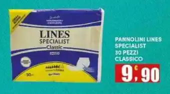 Maury's Pannolini Lines Specialist Classic offerta
