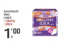 Supermercati Dok Assorbenti Idea Lines offerta