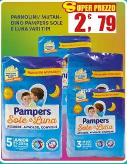Maury's Pannolini/ Mutandino Pampers Sole e Luna offerta