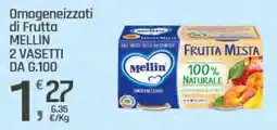 Supermercati Dok Omoogeneizzati di Frutta MELLIN offerta