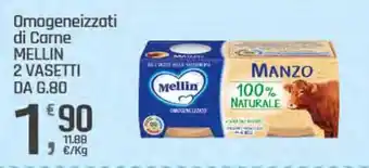 Supermercati Dok Omogeneizzati di Carne MELLIN offerta
