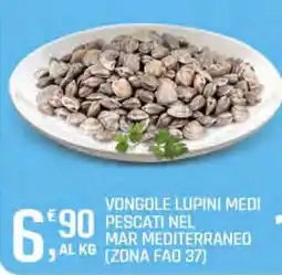 Supermercati Dok VONGOLE LUPINI MEDI offerta