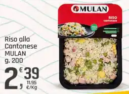 Supermercati Dok Riso alla Cantonese Mulan offerta