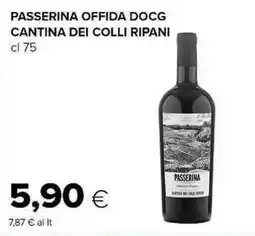 Tigre Passerina Offida DOCG Cantina dei Colli Ripani offerta