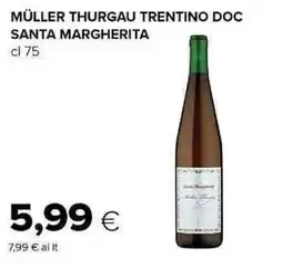 Tigre MÜLLER THURGAU TRENTINO DOC SANTA MARGHERITA offerta
