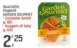 Supermercati Dok Garden Gourmet Cotoletta Sottile offerta