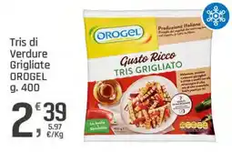 Supermercati Dok Tris di Verdure Grigliate OROGEL offerta