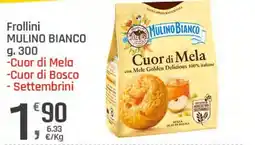 Supermercati Dok Frollini MULINO BIANCO Cuor di Mela offerta