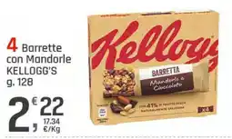 Supermercati Dok Barrette con Mandorle KELLOGG'S offerta