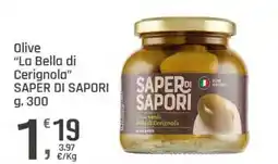 Supermercati Dok Olive "La Bella di Cerignola" SAPER DI SAPORI offerta