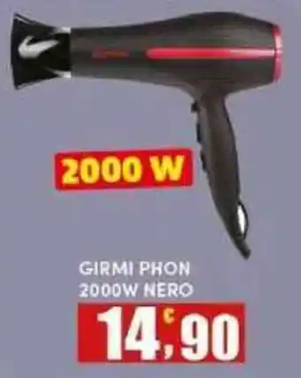 Maury's Girmi phon 2000W nero offerta