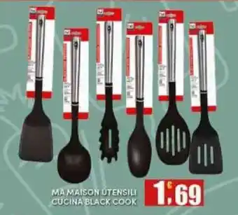 Maury's MA MAISON UTENSILI CUCINA BLACK COOK offerta