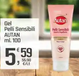Supermercati Dok Gel Pelli Sensibili AUTAN offerta