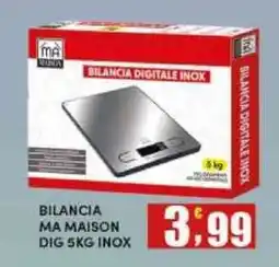 Maury's Bilancia Ma Maison Dig 5kg Inox offerta