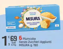 Supermercati Dok Plumcake Yogurt Senza Zuccheri Aggiunti MISURA offerta