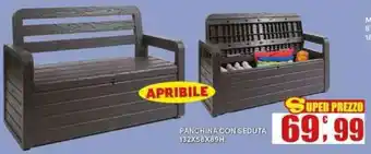 Maury's PANCHINA CON SEDUTA offerta
