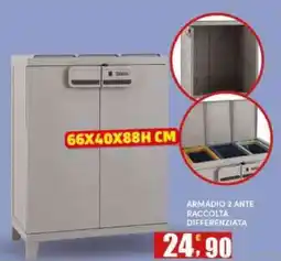 Maury's ARMADIO 2 ANTE RACCOLTA DIFFERENZIATA offerta